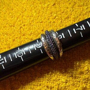 Elegant John Hardy 925 Silver and Blue Sapphires Ring